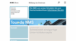 Desktop Screenshot of nmsbern.ch