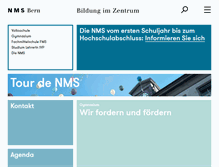 Tablet Screenshot of nmsbern.ch